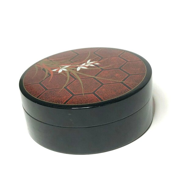 Himark Giftware 5-Piece Coaster Set Japan Black Red Bamboo Pattern - Picture 8 of 8